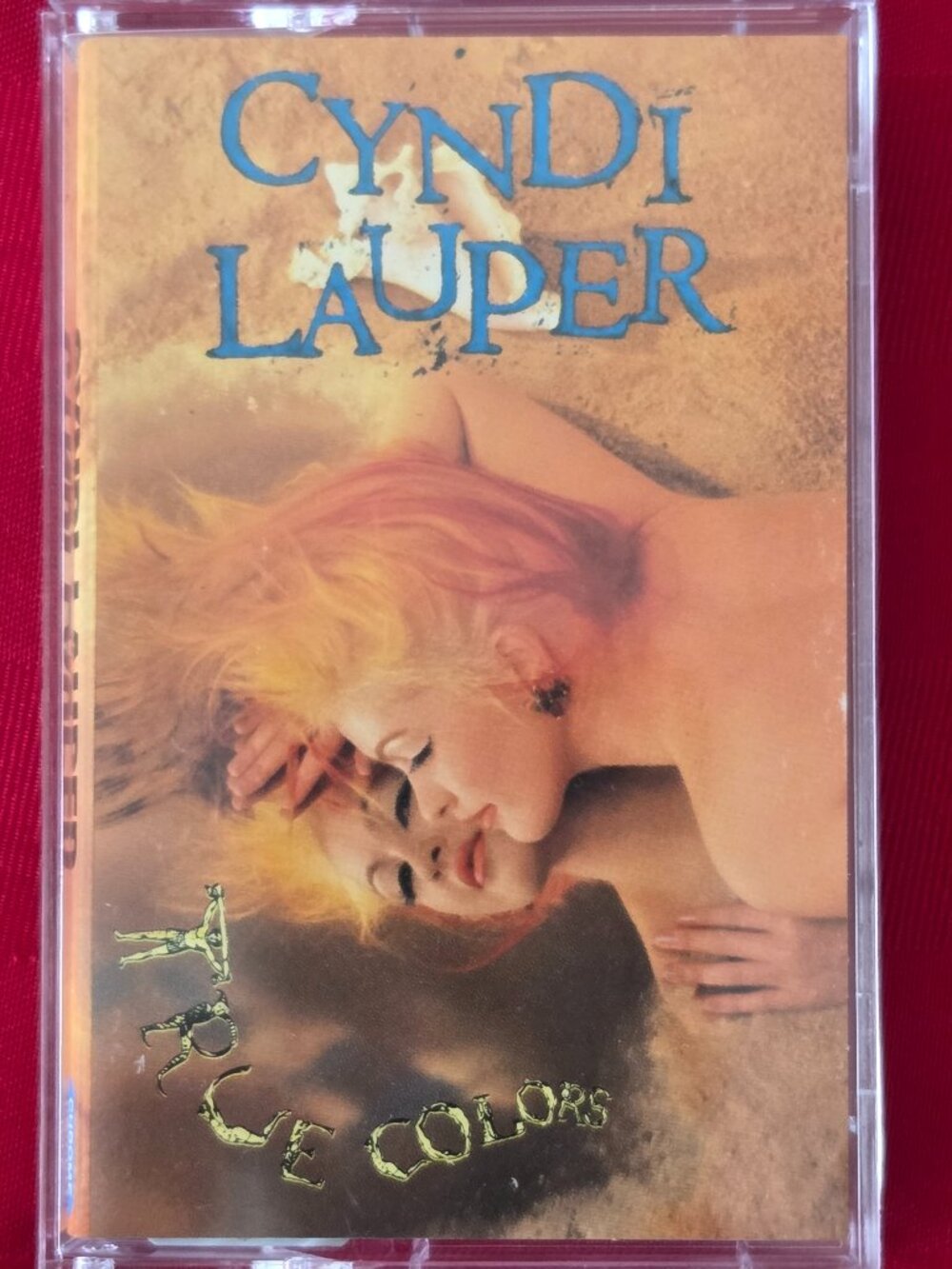VINTAGE 1986, CYNDI LAUPER, TRUE COLORS CASSETTE!!!